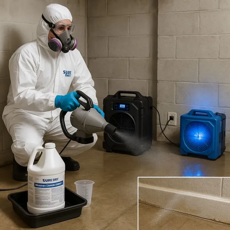 Sanitization and Odor Removal process in Westby, WI