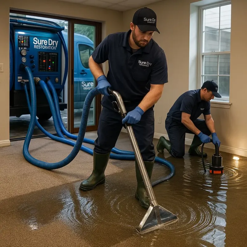 Water Extraction and Removal process in Westby, WI